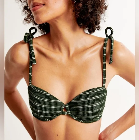 Abercrombie & Fitch Green Bra with Adjustable Straps - Picture 4 of 5